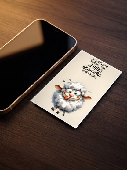 Get Over It Sheep Quote Quotes Poster