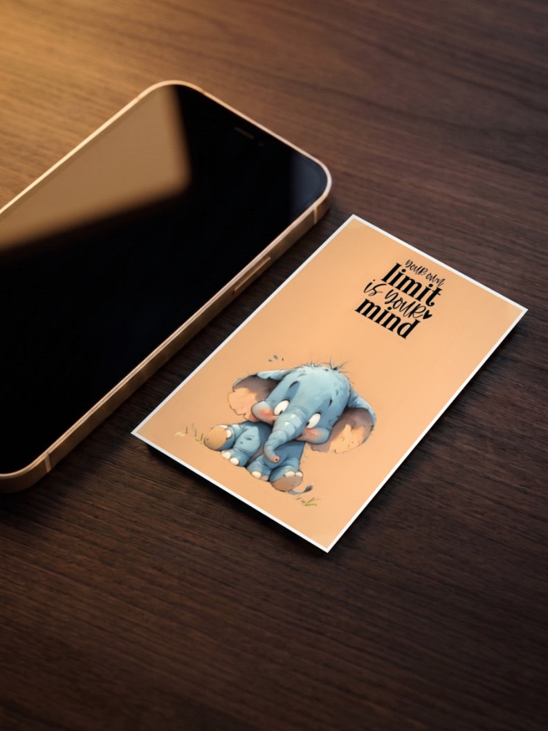 Your Own Limit Elephant Quote Quotes Poster