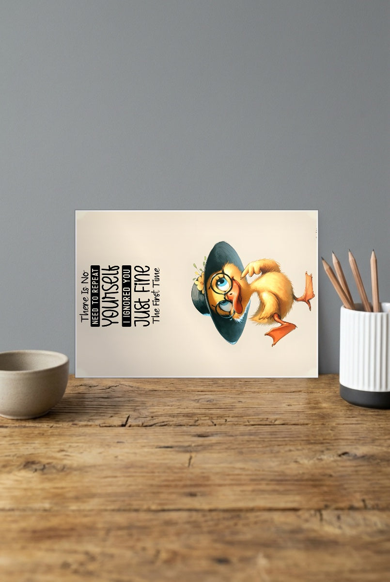 Ignored You Just Fine Quotes Poster
