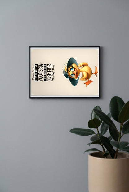 Ignored You Just Fine Quotes Poster