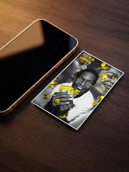 ASAP Rocky Cash Art Singers Poster