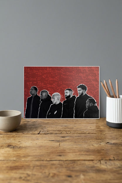 Hip Hop Legends Singers Poster