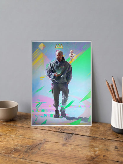 Kanye West King Art Singers Poster