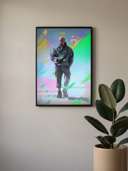 Kanye West King Art Singers Poster