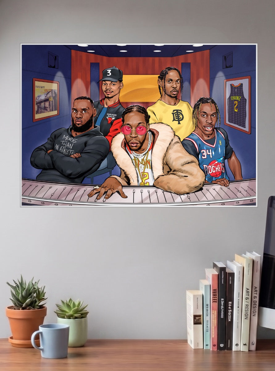 Hip Hop Group Art Singers Poster