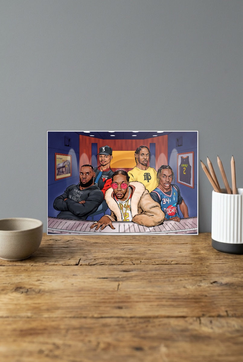 Hip Hop Group Art Singers Poster