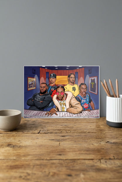 Hip Hop Group Art Singers Poster
