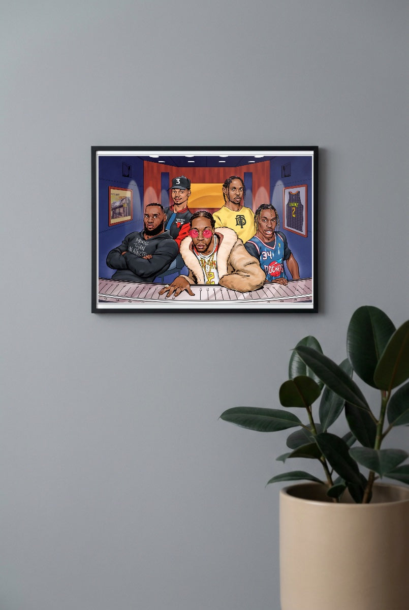Hip Hop Group Art Singers Poster