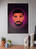Drake Headshot Poster