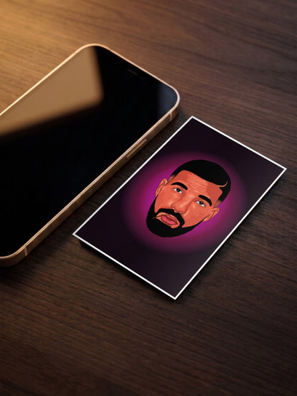 Drake Headshot Poster