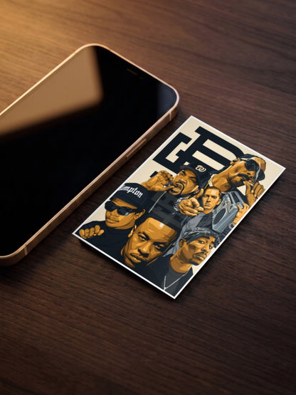 West Coast Rappers Poster