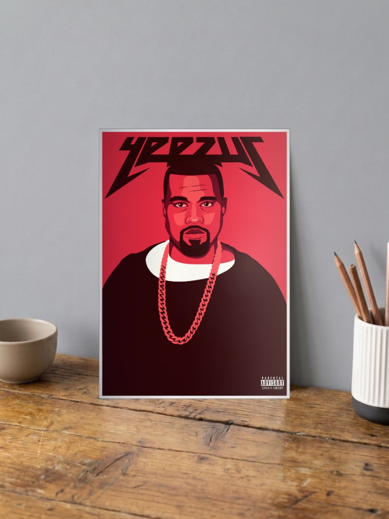 Kanye West Yeezus Singers Poster