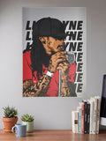 Lil Wayne Microphone Singers Poster