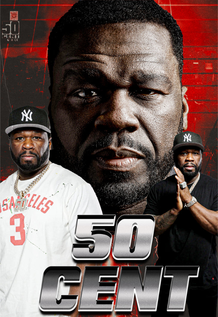 50 Cent Poster – Posterwa