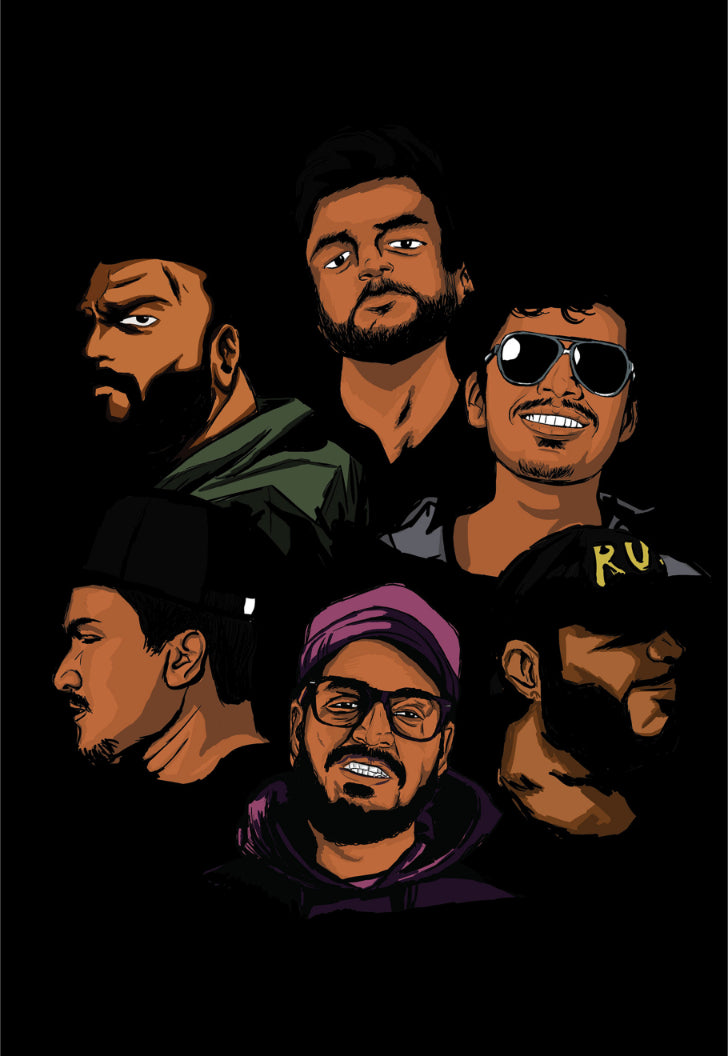 INDIAN RAPPERS Poster