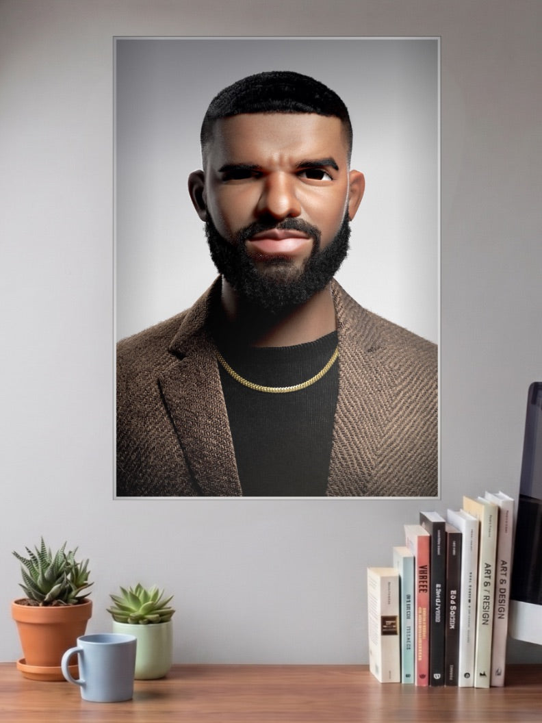 Drake Portrait Singers Poster