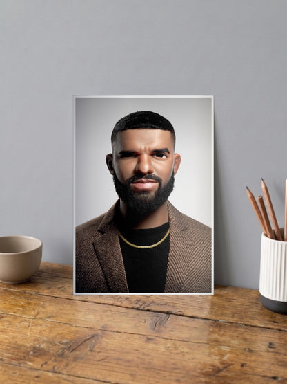 Drake Portrait Singers Poster