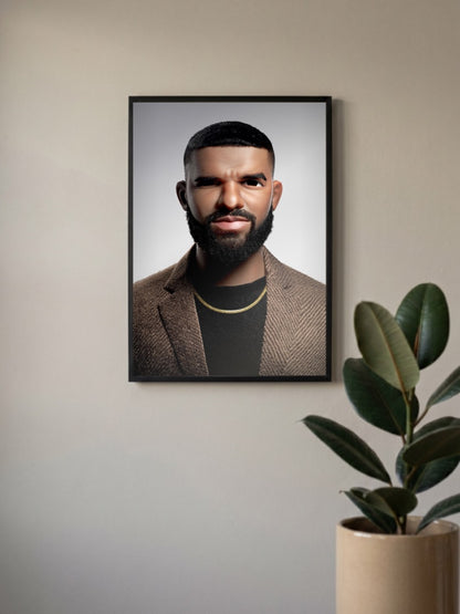 Drake Portrait Singers Poster