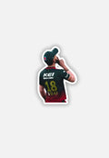 RCB Kohli Kiss | IPL | RCB Sticker