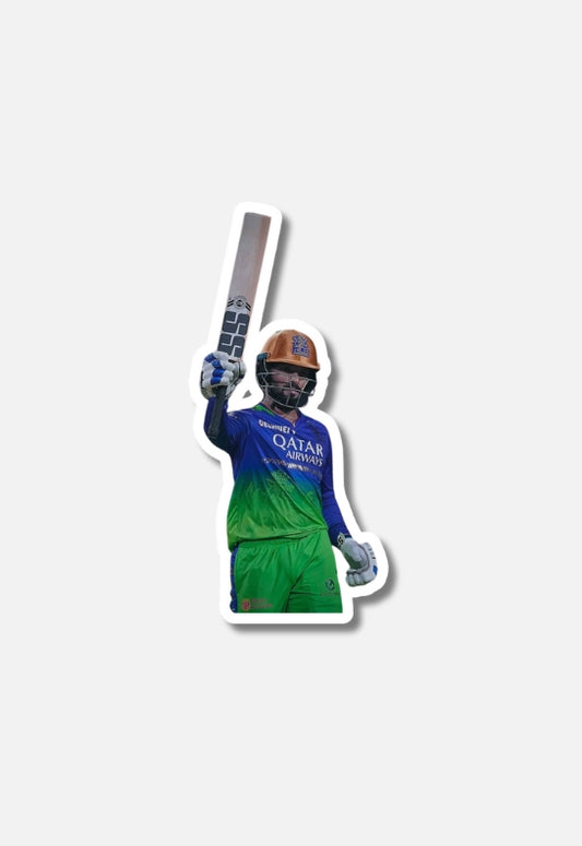 RCB Kohli Green Jersey | IPL | RCB Sticker