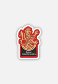 RCB Logo Playbold Sticker| IPL | RCB Sticker