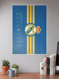 Real Madrid Flag Poster