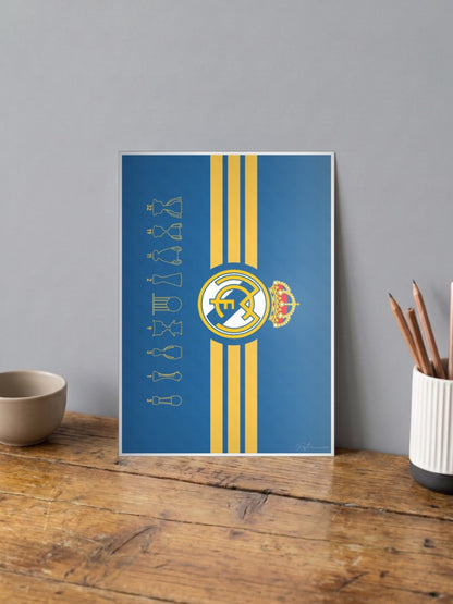 Real Madrid Flag Poster