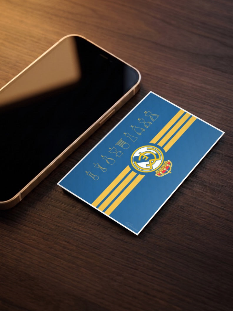 Real Madrid Flag Poster