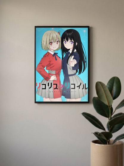 Lycoris Recoil Duo Anime Poster
