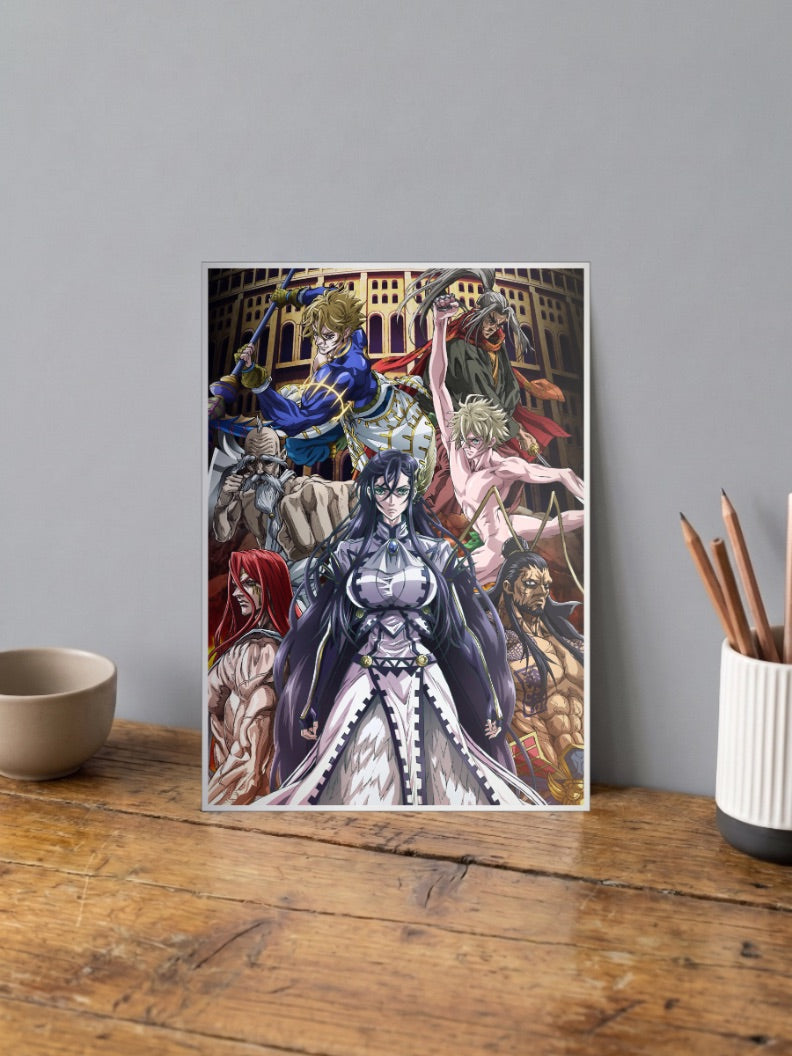 Record Of Ragnarok Cast Anime Poster