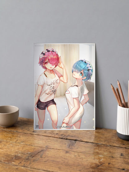 Rezero girls Poster