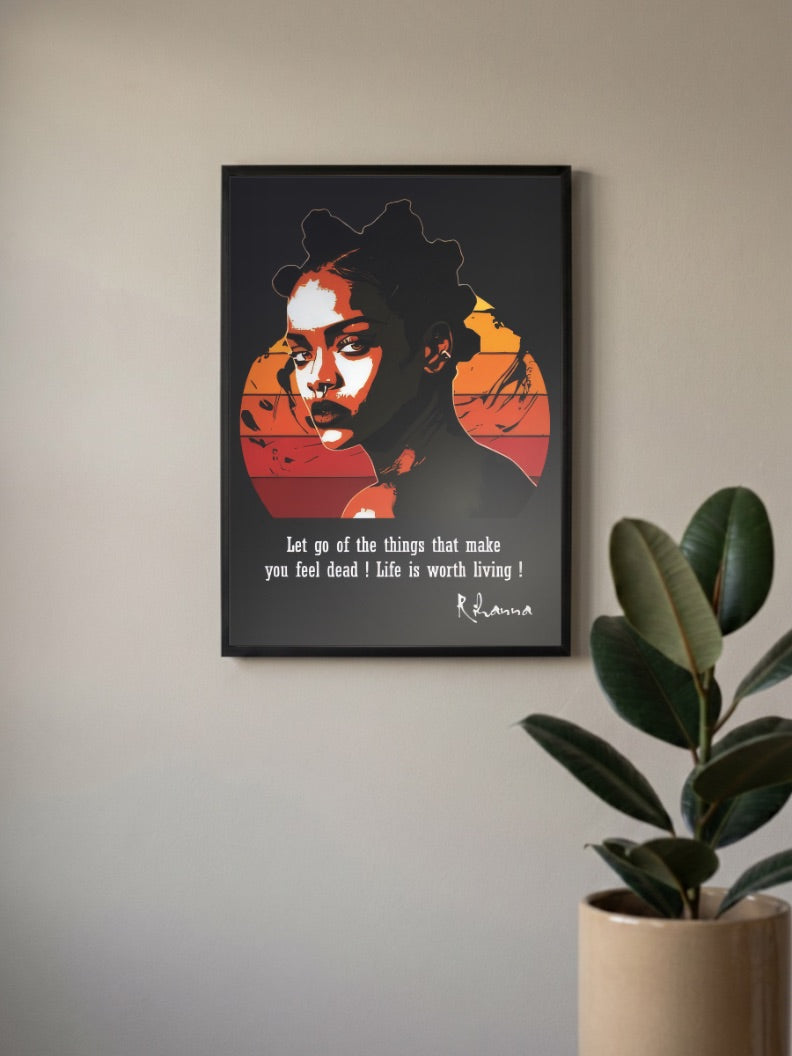 Bright Like A Diamond Poster