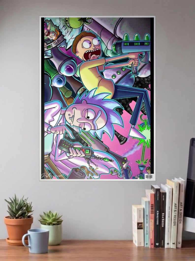 Rick and Morty Hype Poster