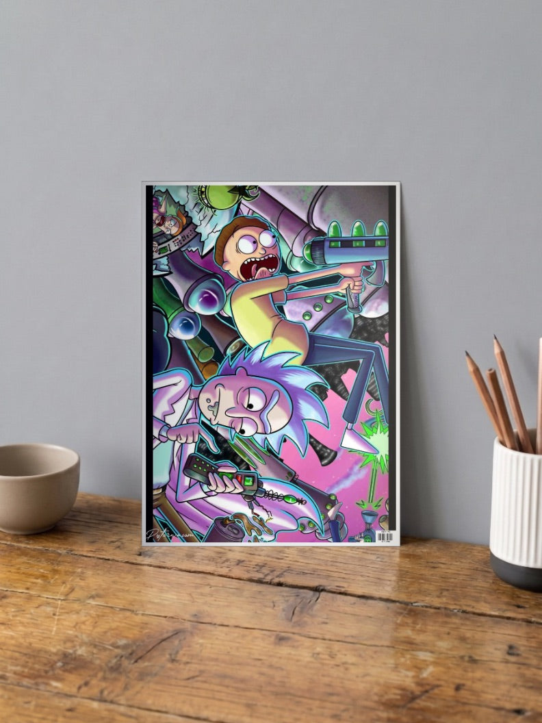 Rick and Morty Hype Poster
