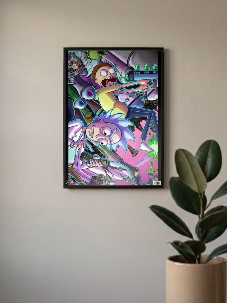 Rick and Morty Hype Poster