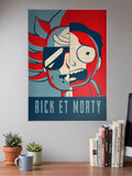 Rick And Morty Ooze Art Cartoon Poster