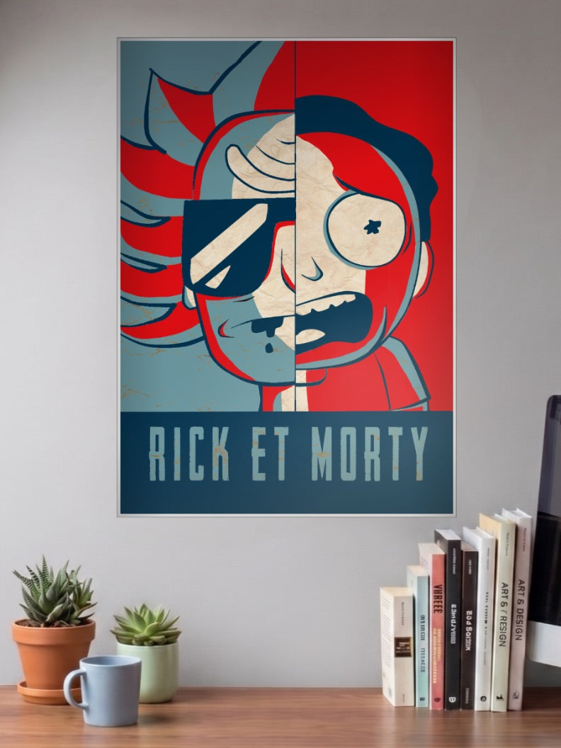 Rick And Morty Ooze Art Cartoon Poster