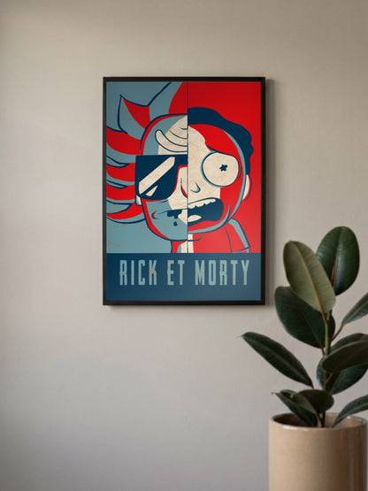 Rick And Morty Ooze Art Cartoon Poster
