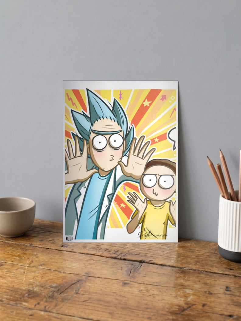 Rick and Morty Save me Poster