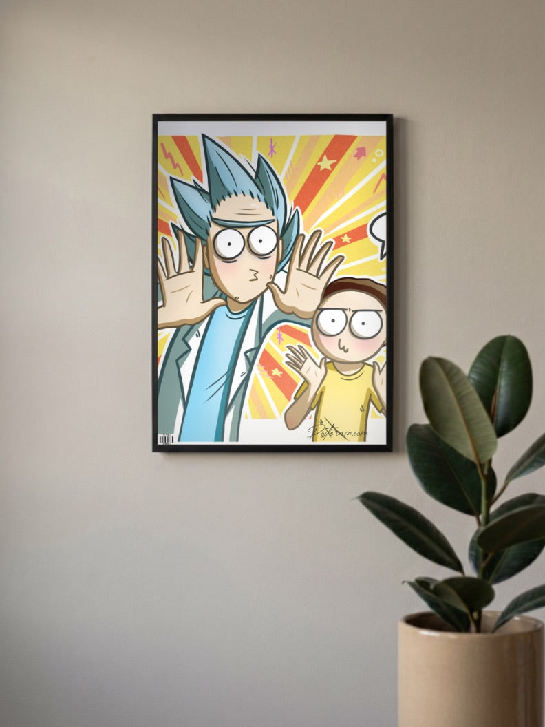 Rick and Morty Save me Poster