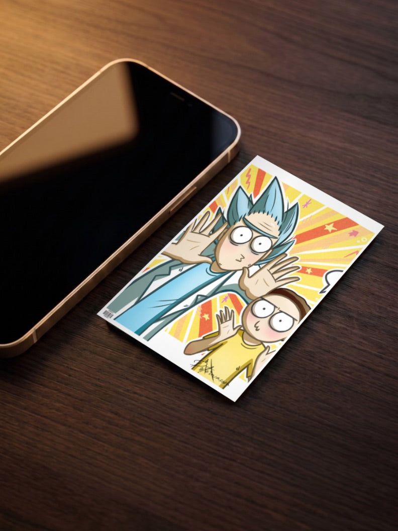 Rick and Morty Save me Poster