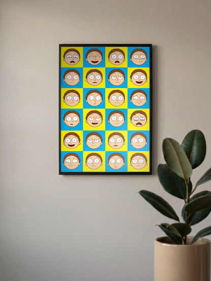 Morty Moodboard- Rick and Morty Poster