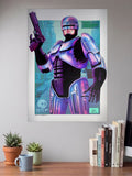 Robocop Illustrated Art Hollywood Movie Poster