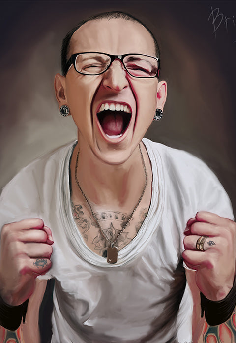 Chester Bennington Poster