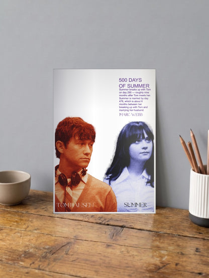 500 Days Of Summer RomCom Movie Poster