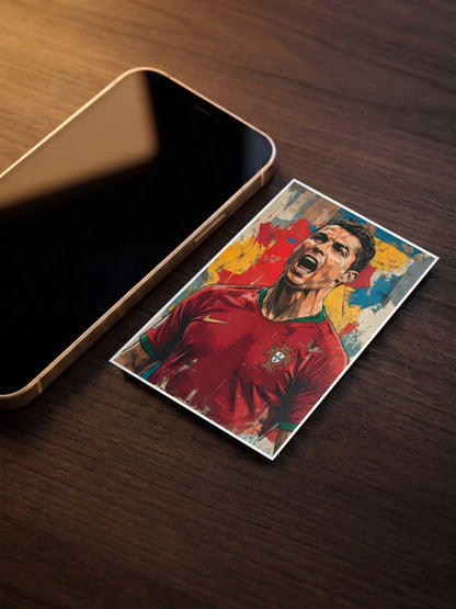 Cristiano Ronaldo Portugal Football Poster