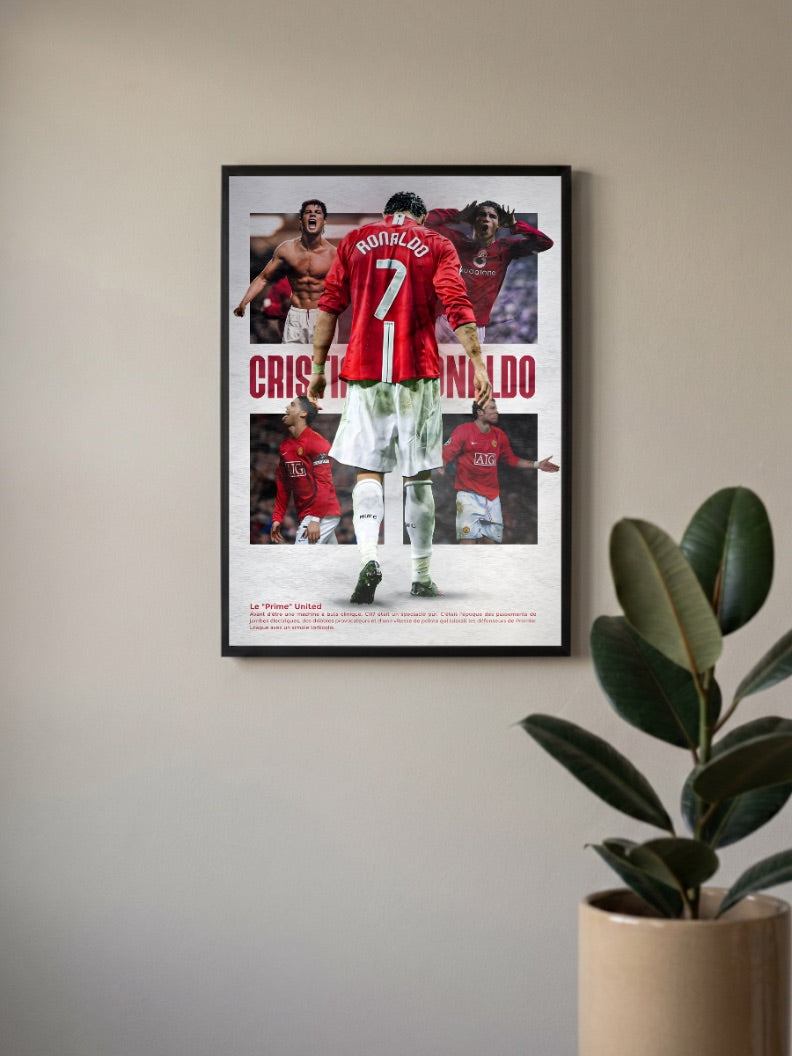 Ronaldo Prime United Football Poster