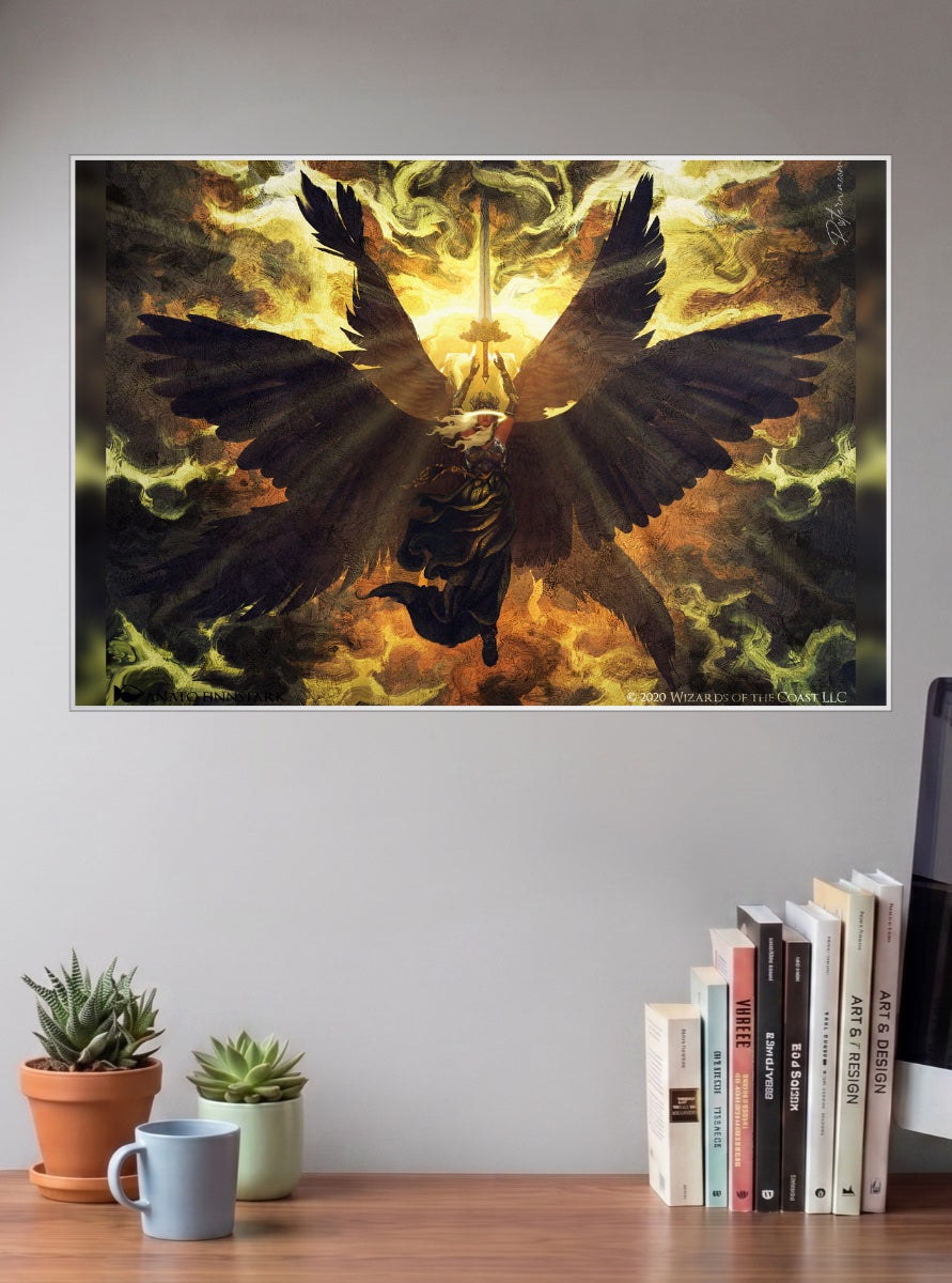 Dark Angel Warrior Comic Book Poster
