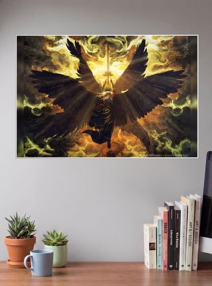 Dark Angel Warrior Comic Book Poster