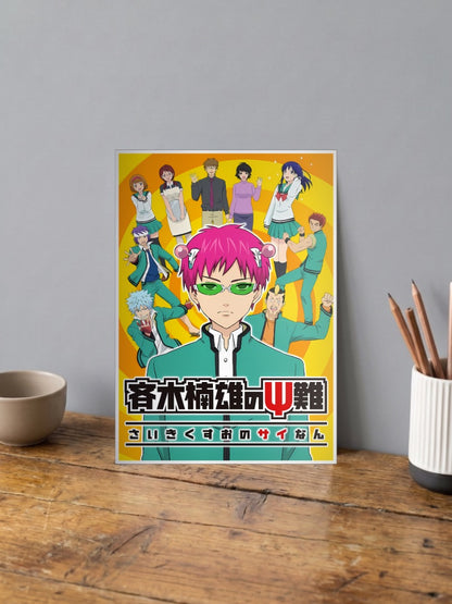 Saiki K Cast Poster Anime Poster